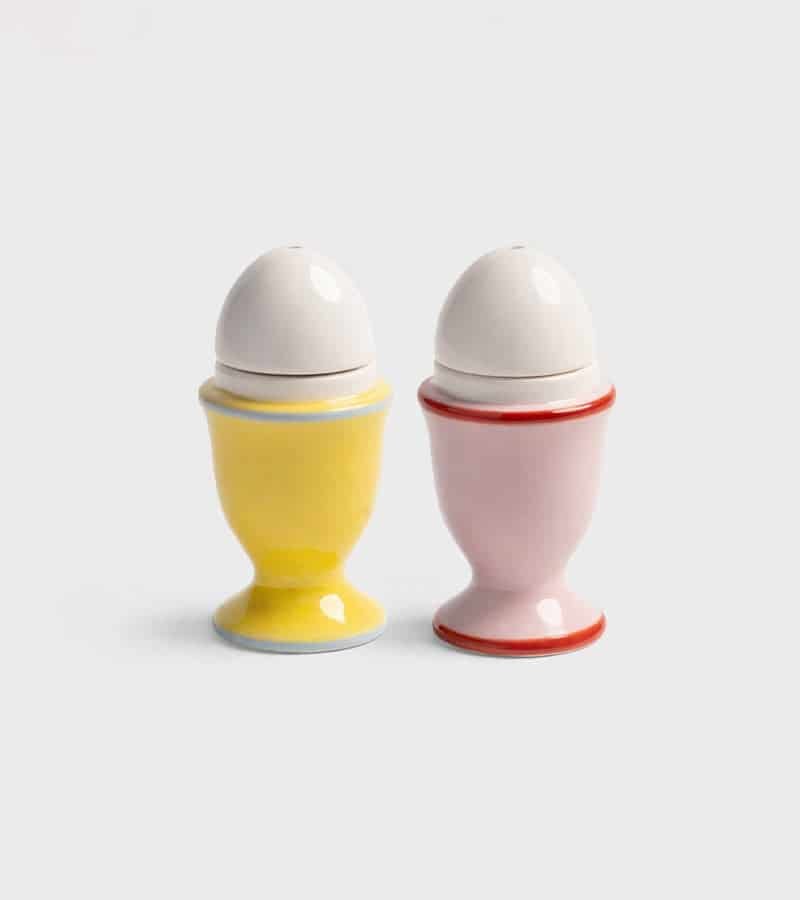 Salière et poivrière œuf à la coque L’Avant Gardiste